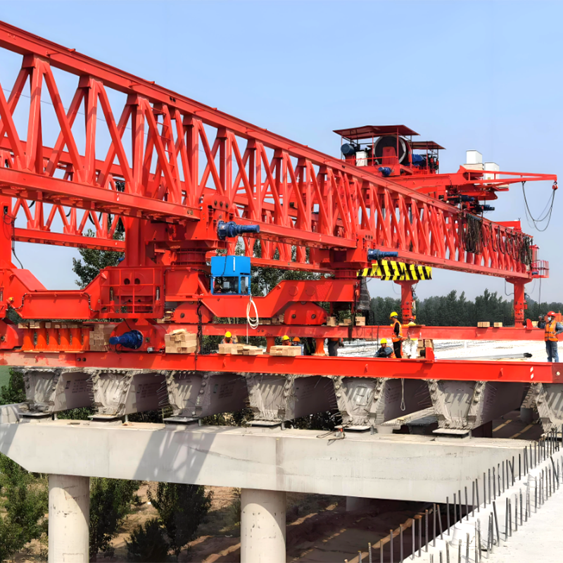 Ponte do aço carbono que erige o componente estrutural da máquina