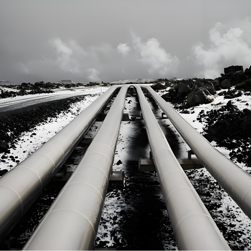 Componentes estruturais do oleoduto de aço carbono